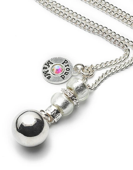 Proud MaMa Bola-Kugel Babybell Deluxe, Rund (versilbert) 4 Proud MaMa Bola-Kugel Babybell Deluxe, Rund (versilbert) – Bild 2