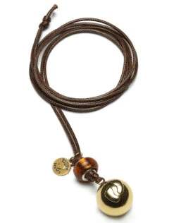 Proud MaMa Bola-Kugel - BabyBel Basic, Gold Baby-Füsschen