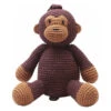 NatureZOO Gehäkelte Spieluhr, Dunkelbrauner Affe -Bambino Store 829 0